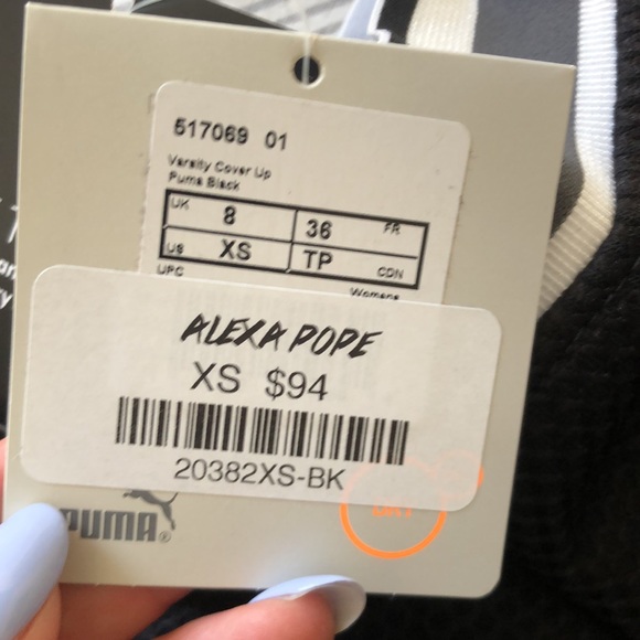 Puma cropped work out sweater xs - Picture 2 of 2